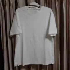 【傷みあり】 ＋J スーピマコットンリラックスフィットクルーT ホワイト