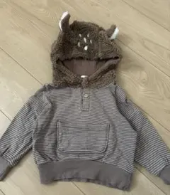 Cottoli　バンビ　フード付き　トレーナー