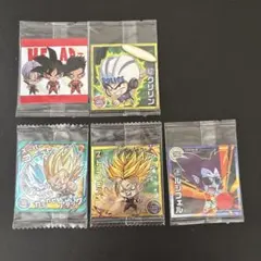 ドラゴンボール ウェハースシール　5枚セット