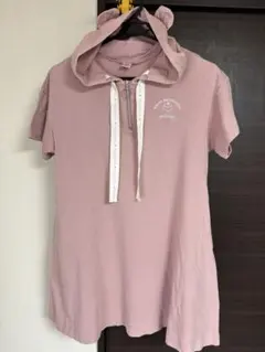 【美品】mezzo piano フード付きワンピース