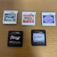 ポケットモンスター　ソフト　5種類