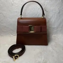 Ferragamoフェラガモ ヴァラリボン 2WAY ハンドバッグ ショルダー