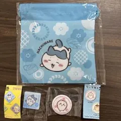 ちいかわ 巾着 缶バッジ マグネットセット くら寿司 - メルカリ