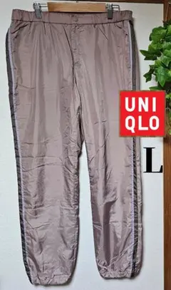 ユニクロ UNIQLO 裏起毛ナイロン ジョガーパンツ 暖パン 釣り 冬キャンプ