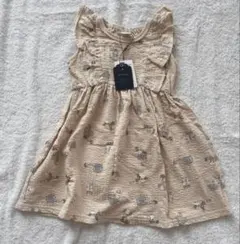 Cottoli ベビー ワンピース 80cm オフベージュ