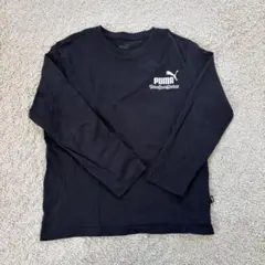 PUMA ブラック 長袖カットソー 140