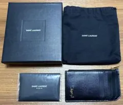 SaintLaurentタイニーモノグラム ジップ フラグメント カードケース