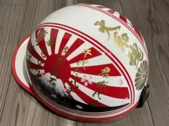 7色ラメ 君が代 富士日章 コルク半 ヘルメット 旧車會 暴走族 三段