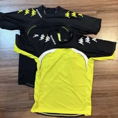 カッパ　KAPPA 半袖ウェア 2枚セット 黒/黄