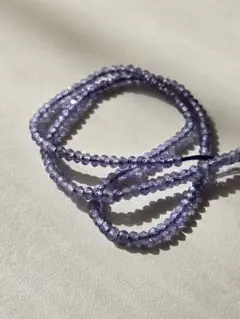 高品質　タンザナイト　ボタンカット　天然石