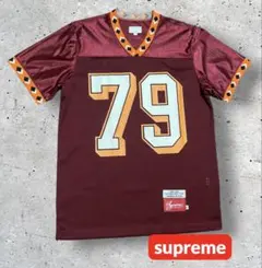 美品 supreme Diamond Rib Football Top - メルカリ
