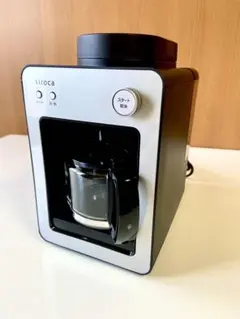 siroca シロカ 全自動コーヒーメーカー SC-A351 シルバー 箱付 - メルカリ