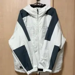 激レア 00s SALOMON テック マウンテンパーカー Y2K ギミック 白