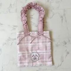 未使用　ちいかわ トートバッグ（チェック・ちいかわ）