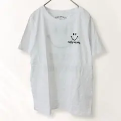 ハートマーケット 半袖Tシャツ 綿100% スマイル ニコちゃん M 《e303のサムネイル