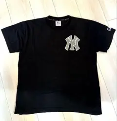 美品　NY ニューヨークヤンキース Tシャツ ブラック レディース　Mのサムネイル