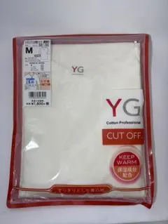 グンゼ GUNZE YG CUT OFF Vネック5分袖シャツ M オフホワイト