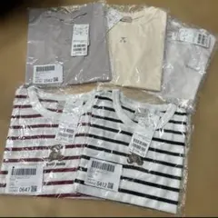 プティマイン　新品　半袖Tシャツ　くま　さくらんぼ　110cm 5枚