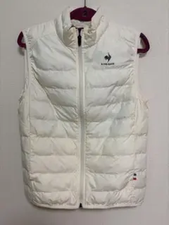 LE COQ SPORTIF ホワイト ダウンベスト