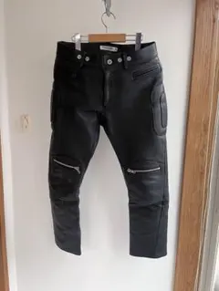 ROARS ORIGINAL パテッドレザーパンツ ブラック　 Mのサムネイル