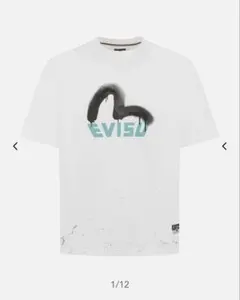 EVISU スプレーロゴ ペイント Tシャツ - メルカリ