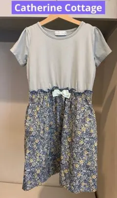 Catherine Cottage 半袖ワンピース 水色　140cm〜150cm