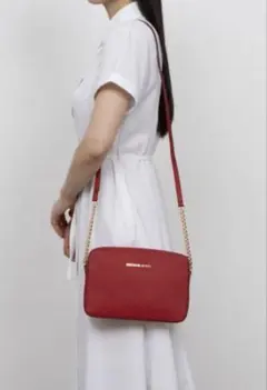 MICHAEL KORS マイケルコース ボルドー チェーン ショルダーバッグ