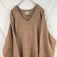 00s エルエルビーン L.L.bean ラムウール ニット セーター ベージュ
