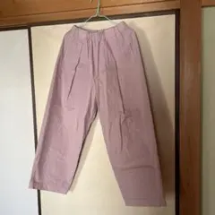 かぐれ　コットンテーパードイージーパンツ　ピンクのサムネイル