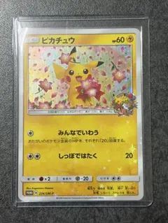 ピカチュウ　ポケモンセンター20周年記念キャンペーン プロモカード