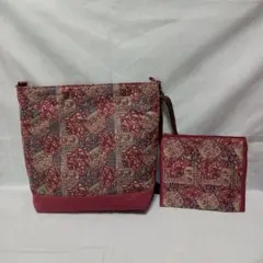 帯ショルダーバック(ミニポーチ付)