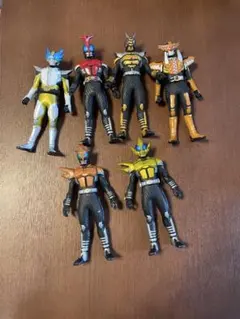 仮面ライダー アクションフィギュア 6体セット