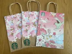 スターバックス　スタバ　桜　春　ショッパー　紙袋　2枚セット
