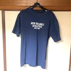NEW BALANCE Tシャツ ネイビー メンズ