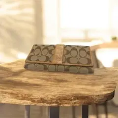 【激安】COACH コーチ 長財布 リペア用 部品取り シグネチャー ベージュ