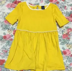 babyGAP 90 黄色ワンピース