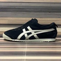 オニツカタイガー メキシコ66 スリッポン スエード ブラック 23cm