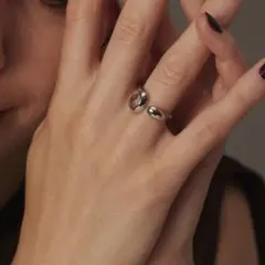 CENE シルバー ホールドラインリング サイズ9