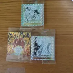 バ*ス様 ドラゴンボール ホログラムステッカー 3枚セット