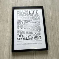 【手作り】The Holstee Manifesto アートフレームのサムネイル