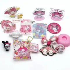 サンリオ　マイメロ　ガチャガチャ　アクスタ　キーホルダー　缶バッチ　まとめ売り