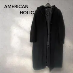 AMERICAN HOLIC ロングコート M ネイビー
