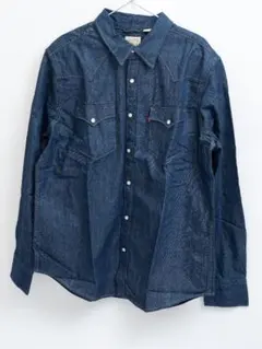 LEVI'S リーバイス ウエスタンシャツ インディゴ 濃紺 L