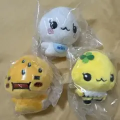しずくちゃん　ふわふわぬいぐるみ　ガチャ3種