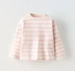 ZARA ストライプ 長袖Tシャツ 110cmのサムネイル