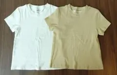 リブ半袖Tシャツ　120cm　2枚のサムネイル