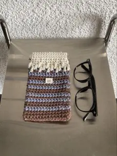 ハンドメイド バネ口ポーチ