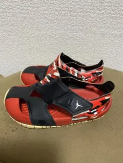 Jordan ベビーサンダル レッド ブラックのサムネイル