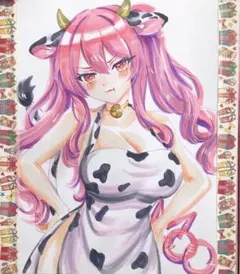ま*庵様 ⌘オリジナル女の子手描きイラスト　アナログ　コピック絵⌘