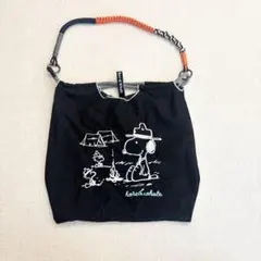 【美品】スヌーピー SNOOPY PEANUTS 刺繍バッグのサムネイル